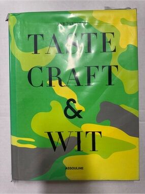 New - Assouline Taste Craft & Wit Hardcover Book, English - And Partners